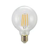 Γλόμπος G95 Filament Globo E27 Διάφανος 8W 3000K 806Lm
