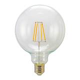 Γλόμπος G125 Filament Globo E27 Διάφανος 8W 3000K 806Lm