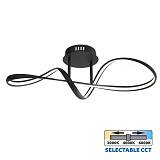 Φωτιστικό Οροφής Eternity LED 36W CCT-Switch Μαύρο