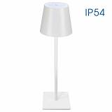 Πορτατίφ Επαναφορτιζόμενο Frida LED 3W 4000K IP54 Λευκό