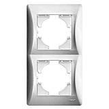 Πλαίσιο Διπλό Κάθετο Ασημί