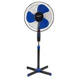 Ανεμιστήρας Ορθοστάτης 16" 40W Μαύρο-Μπλε Perfect FM-3277