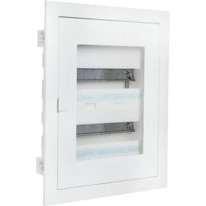 Πίνακας xωνευτός Όλυμπος 2x12θ διάφανη πόρτα IP30