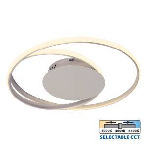 Φωτιστικό Οροφής Odeon LED 38W CCT-Switch Nickel