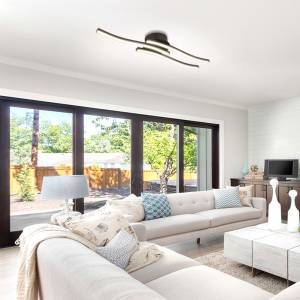 Φωτιστικό Οροφής RIVER LED 18W 4000K Μαύρο
