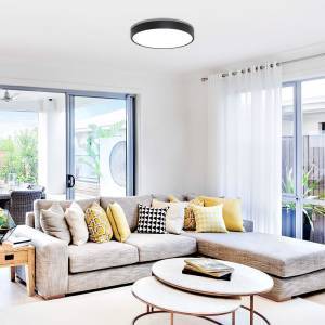 Φωτιστικό Οροφής Luka LED 45W CCT-Switch Μαύρο