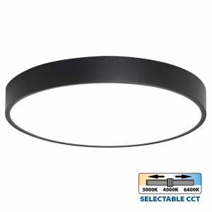 Φωτιστικό Οροφής Luka LED 45W CCT-Switch Μαύρο