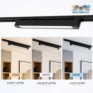 Φωτιστικό Ράγας DRAX LED 30W CCT Μαύρο