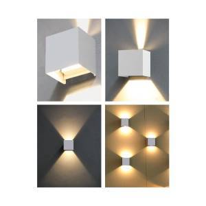 Φωτιστικό Stark LED 2x3W CCT-Switch Τετράγωνο Λευκό IP65