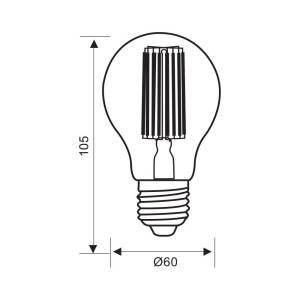Λάμπα FILAMENT FLICK LED PREMIUM AF60 14W E27 4000K