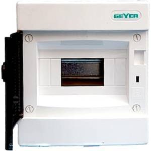Πίνακας xωνευτός Άθως 1x4θ διάφανη πόρτα IP40