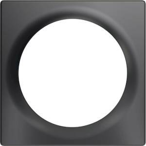 FIBARO Μονό πλαίσιο (Ανθρακί) - Σειρά Walli