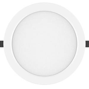 Φωτιστικό LED Panel Χωνευτό 20W 6500K 1900Lm Κυκλικό Ø200mm Geyer