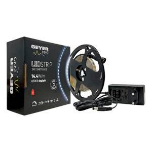 LED Strip KIT 14.4W 12V 6500K IP20 3m + driver