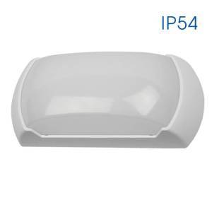 Φωτιστικό LED 12W 4000K 230V Λευκό Οβάλ IP54