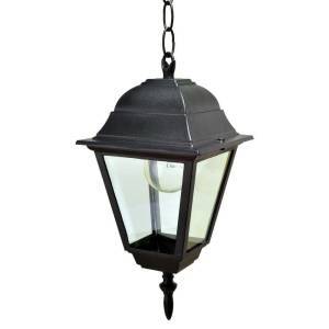 Φανάρι Κρεμαστό Ε27 Μαύρο-Ματτ IP44