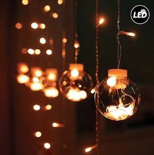 Βροχή με 12Μπάλες LED και Controller
