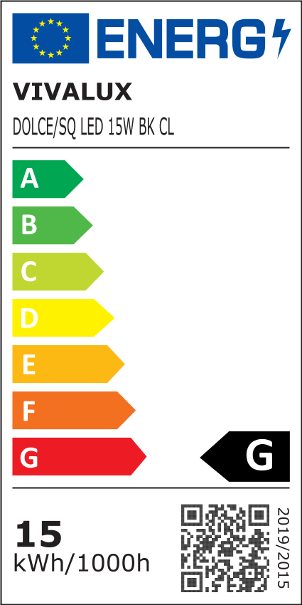 Φωτιστικό LED DOLCE/SQ Μαύρο 15W 4000K IP65