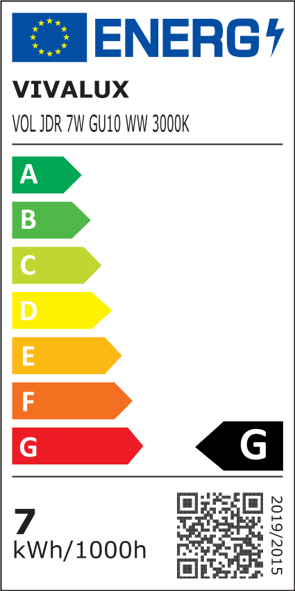 Λάμπα LED GU10 VOLUX 7W 3000K