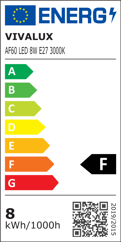 Λάμπα FILAMENT FLICK LED AF60 8W E27 3000K