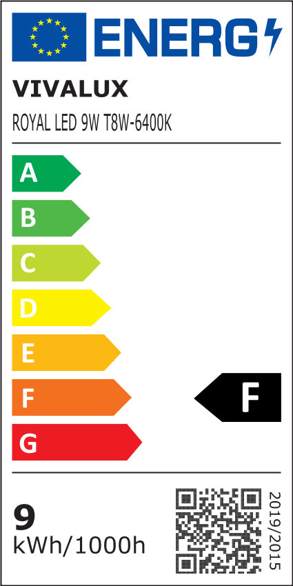 Λάμπα T8 TUBE ROYAL LED 9W 6400K 600mm