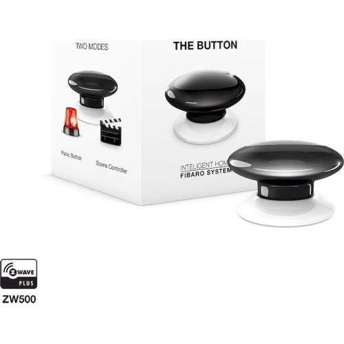 FIBARO Button χρώμα Μαύρο (Z-Wave)