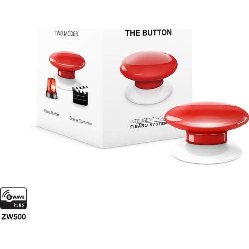 FIBARO Button Χρώμα Κόκκινο (Ζ-Wave)