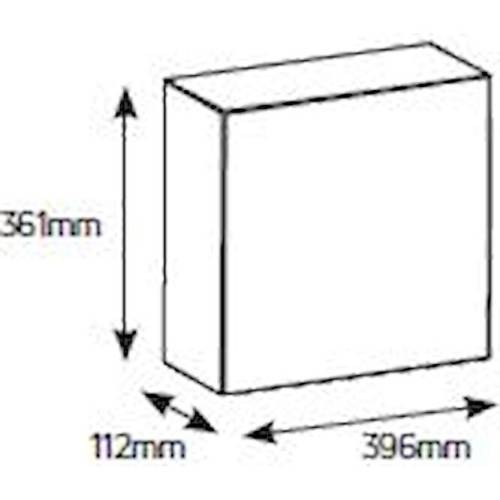 Πίνακας επίτοιxος Αίνος 2x18θ διάφανη πόρτα IP40