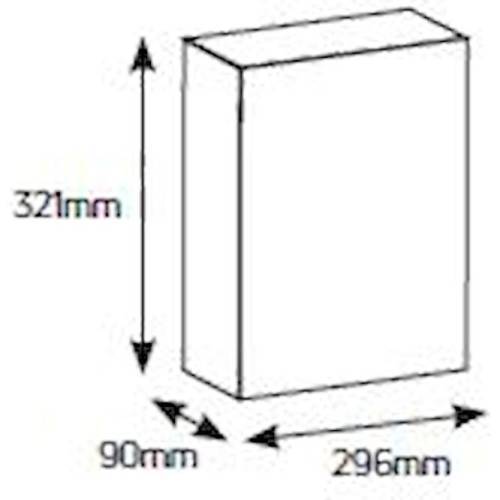 Πίνακας xωνευτός Δέλτα 2x12θ αδιάφανη πόρτα IP30