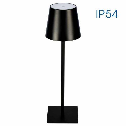 Πορτατίφ Επαναφορτιζόμενο Frida LED 3W 4000K IP54 Μαύρο