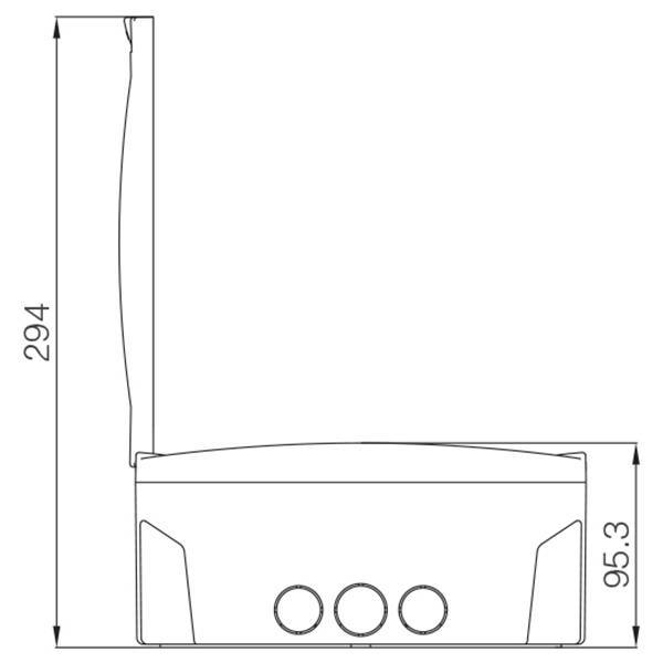 Πίνακας Εξωτερικός 8-Ασφαλειών Halogen-Free