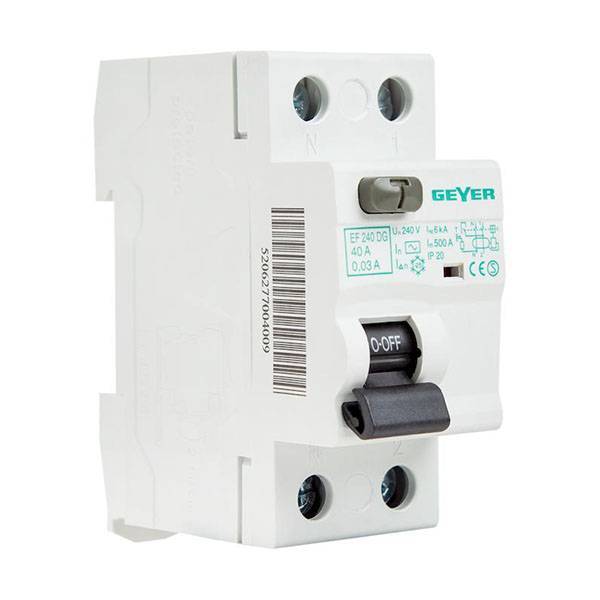 Ρελέ Διαρροής 1P+N 40A 30mA Τύπου AC 6kA