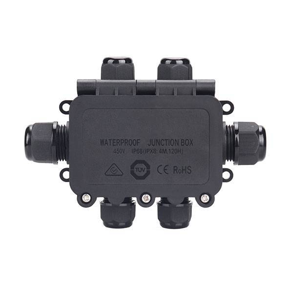 Στεγανό Κουτί με 6-Στυπιοθλίπτες (2xM20 & 4xM16) IΡ68