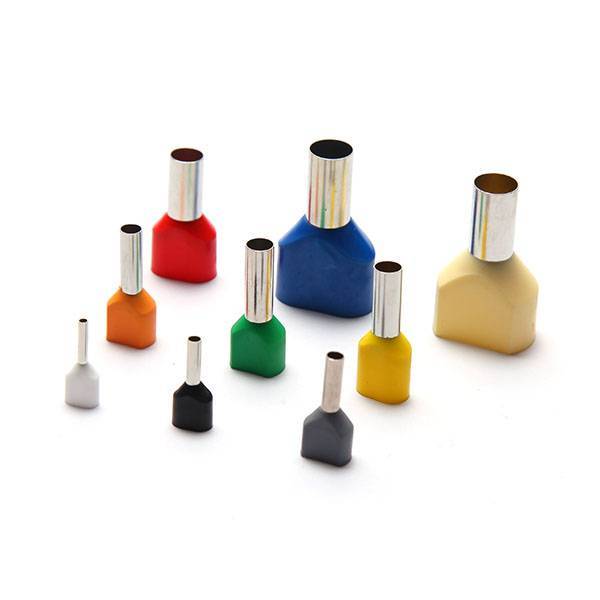 Μύτες με Μόνωση 2x2,50mm² Γκρι (100τεμ.)