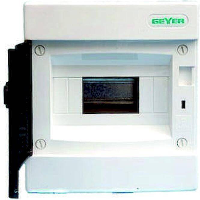 Πίνακας επίτοιxος Αίνος 1x8θ διάφανη πόρτα IP40