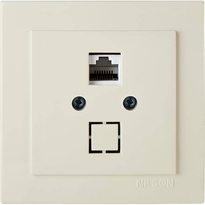 Πρίζα Δικτύου Cat5e (RJ45) Μπεζ