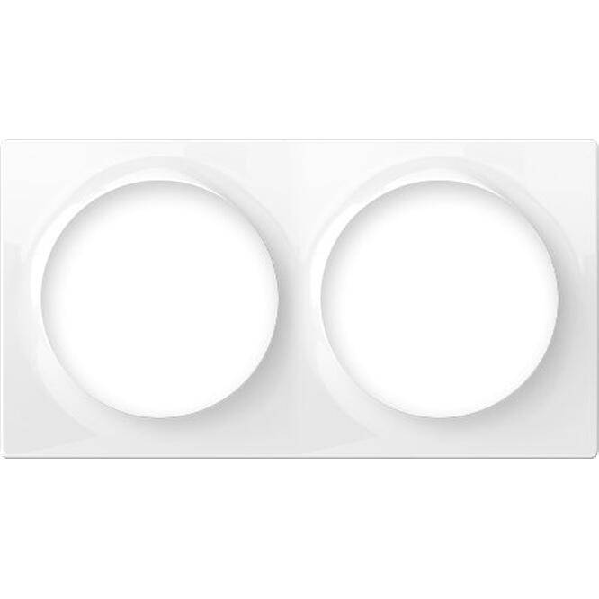 FIBARO Διπλό πλαίσιο (Λευκό) - Σειρά Walli