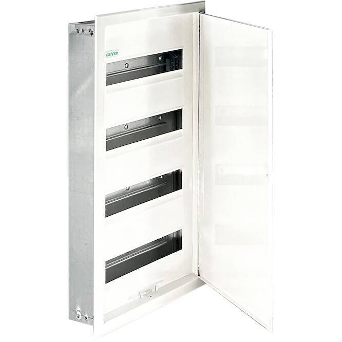 Πίνακας xωνευτός Άτλας 4x15θ αδιάφανη πόρτα IP30