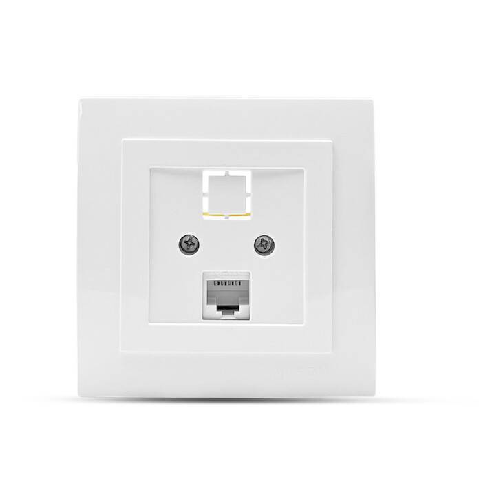Πρίζα Δικτύου Cat6 (RJ45) Λευκή