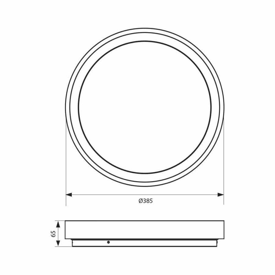 Τηλεχειριζόμενο Φωτιστικό Pleada LED 36W RGB 3000-6000K