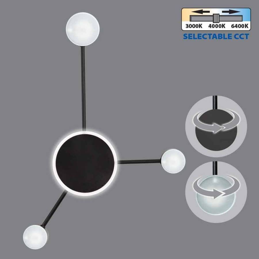 Φωτιστικό Gemini LED 19W CCT-Switch