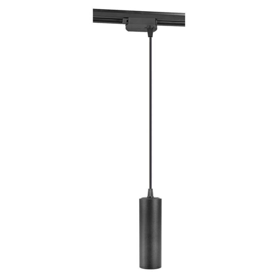 Σποτ Ράγας GU10 LUX TL905 Κρεμαστό 200mm Μαύρο