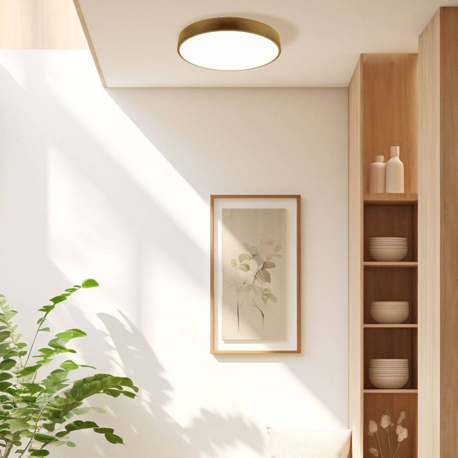 Φωτιστικό Οροφής Luka LED 35W CCT-Switch Χρυσό