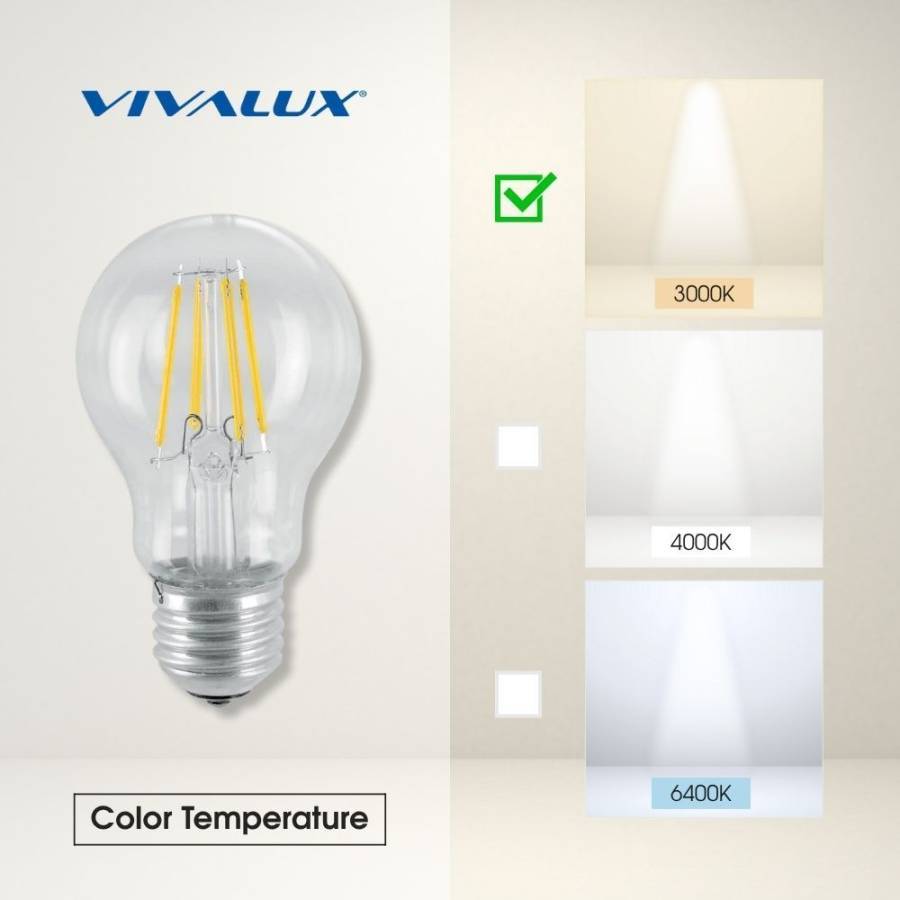 Λάμπα FILAMENT FLICK LED AF60 10W E27 3000K