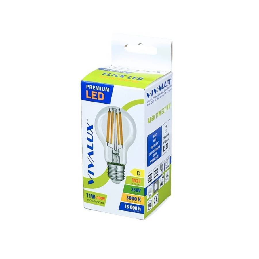 Λάμπα FILAMENT FLICK LED PREMIUM AF60 11W E27 3000K