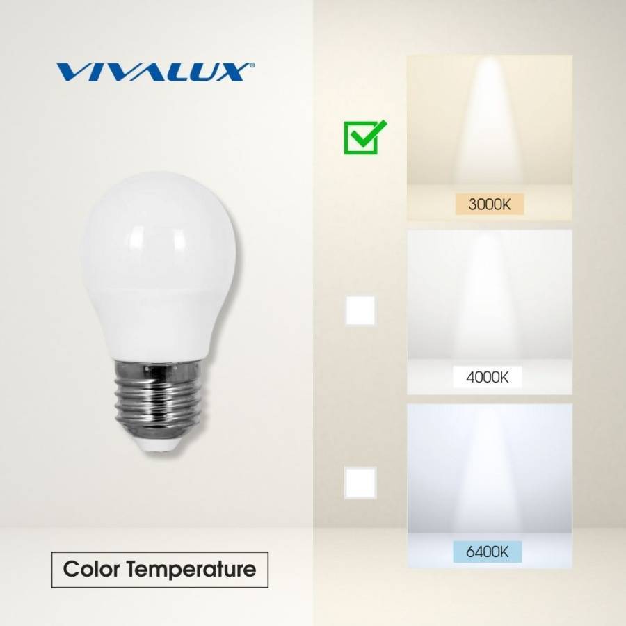 Λάμπα LED Σφαιρική Ε27 3.5W 3000K