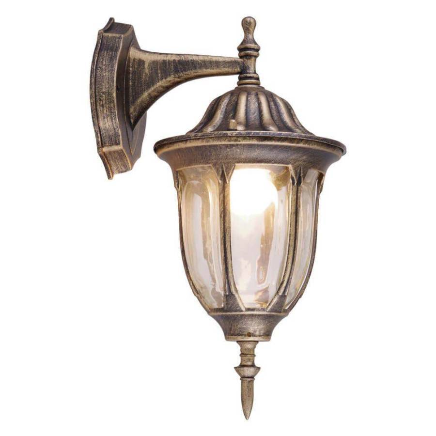 Φανάρι Επίτοιχο (Down) Ε27 Antique-Brass IP44