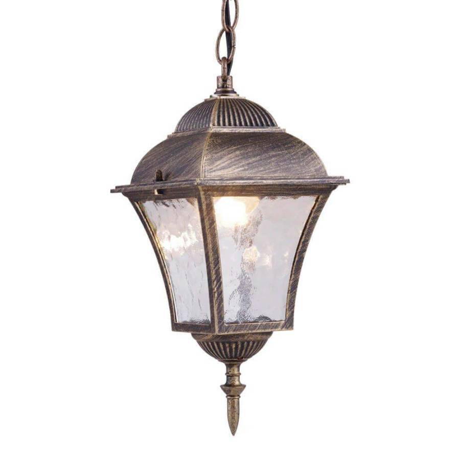 Φανάρι Κρεμαστό Ε27 Antique-Brass IP44