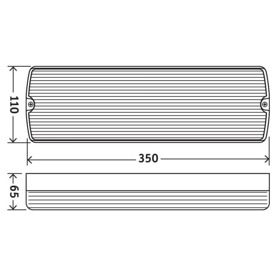 Φωτιστικό Ασφαλείας LED Στεγανό 3,5W 6400K IP65