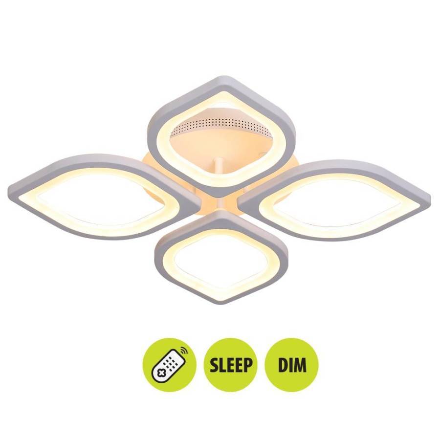 Τηλεχειριζόμενο Φωτιστικό Οροφής Viki LED 60W
